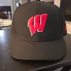 Black Cap with Red W Logo